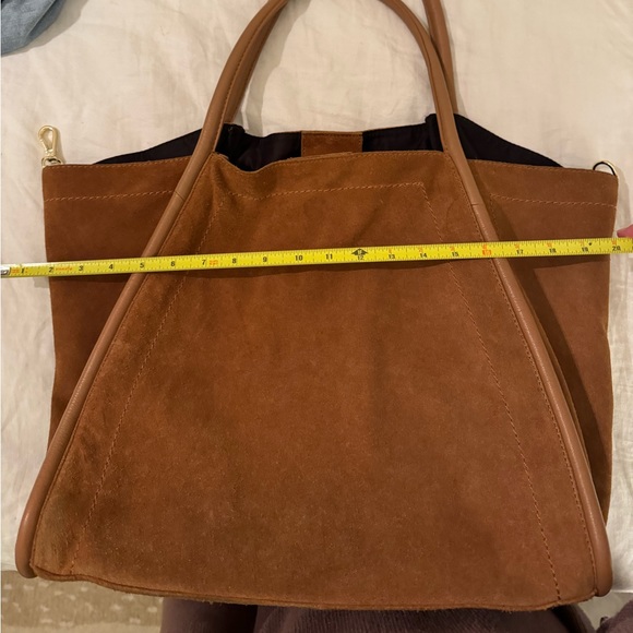 ASOS Brown Suede Tote Bag - Picture 7 of 12